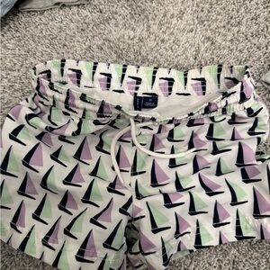 Janie and jack sailboat Print Swim Shorts size 2T